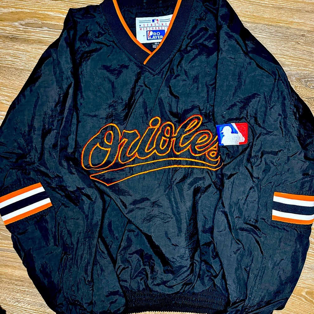 Baltimore Orioles Genuine Merchandise MLB Authentic Windbreaker Warmup L OBO